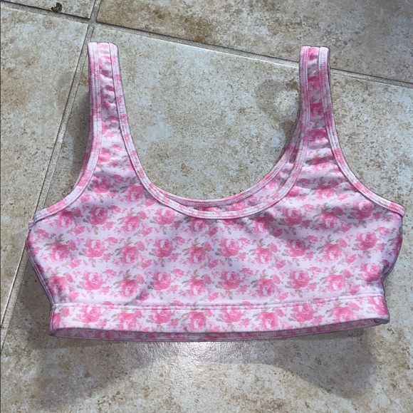 LoveShackFancy size XS Ornice Rose Sports Bra In Multi - Picture 3 of 5